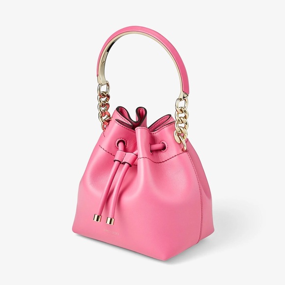 Jimmy Choo Handbags - Jimmy Choo Bon Bon Bucket Bag Candy Pink